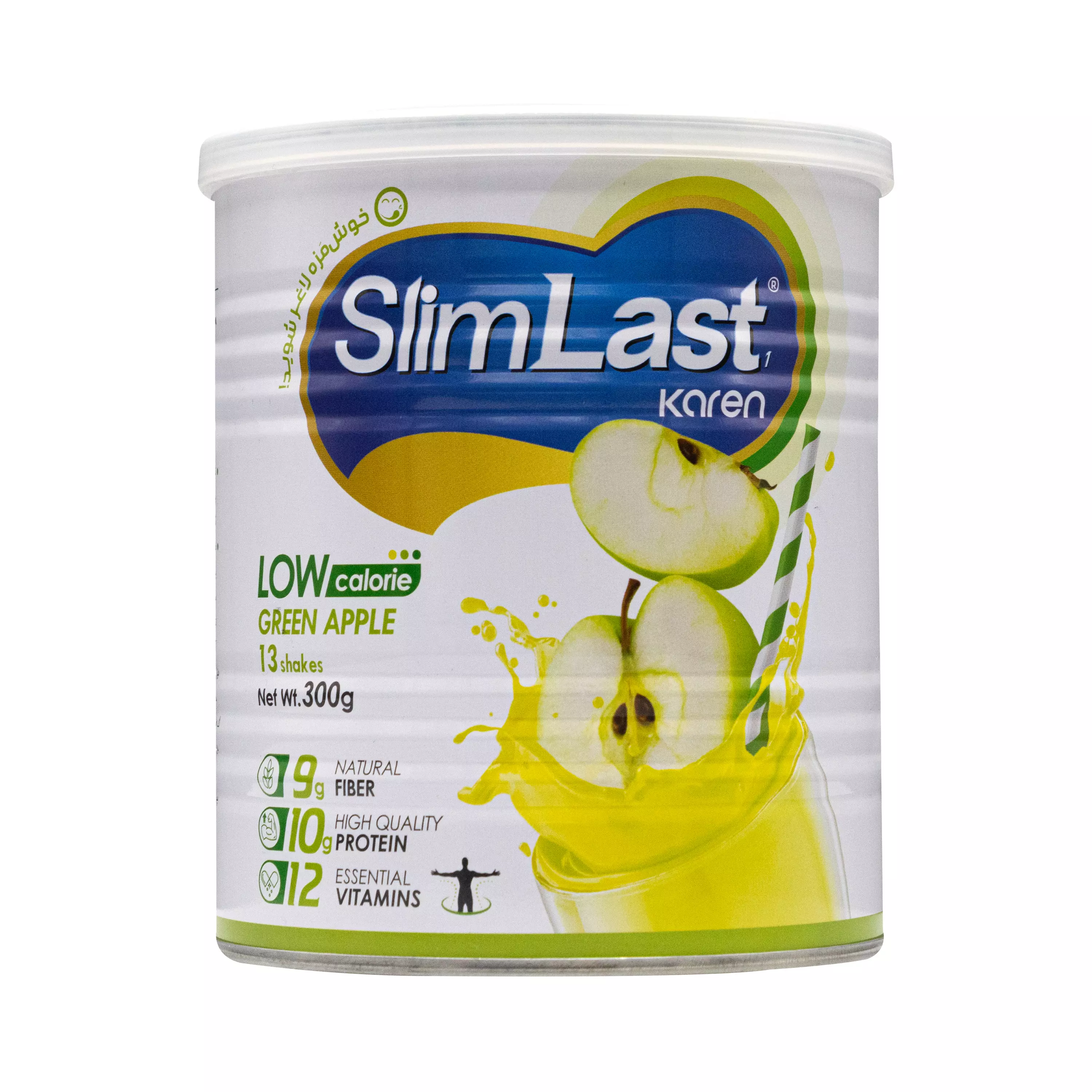 پودر اسلیم لست 1 با طعم سیب سبز کارن